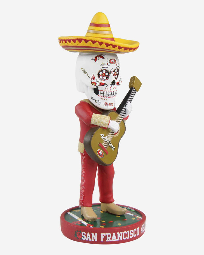 San Francisco 49ers Day Of The Dead Guitar Bobblehead FOCO - FOCO.com