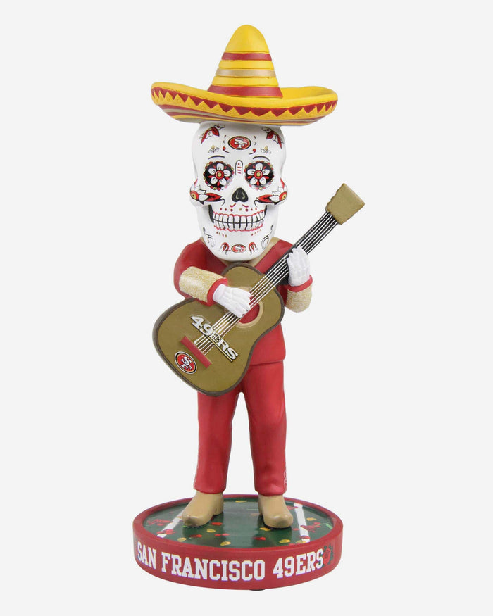 San Francisco 49ers Day Of The Dead Guitar Bobblehead FOCO - FOCO.com