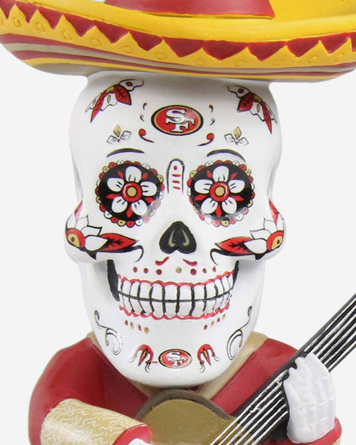 San Francisco 49ers Day Of The Dead Guitar Bobblehead FOCO - FOCO.com