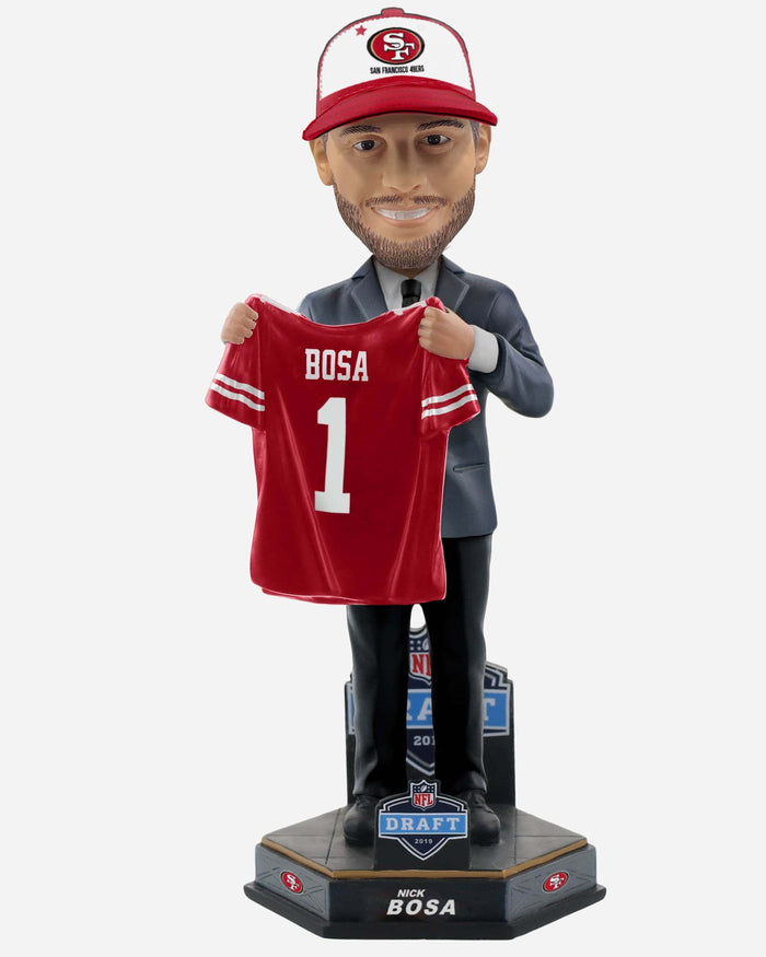 Nick Bosa San Francisco 49ers 2019 NFL Draft Pick #2 Bobblehead FOCO - FOCO.com
