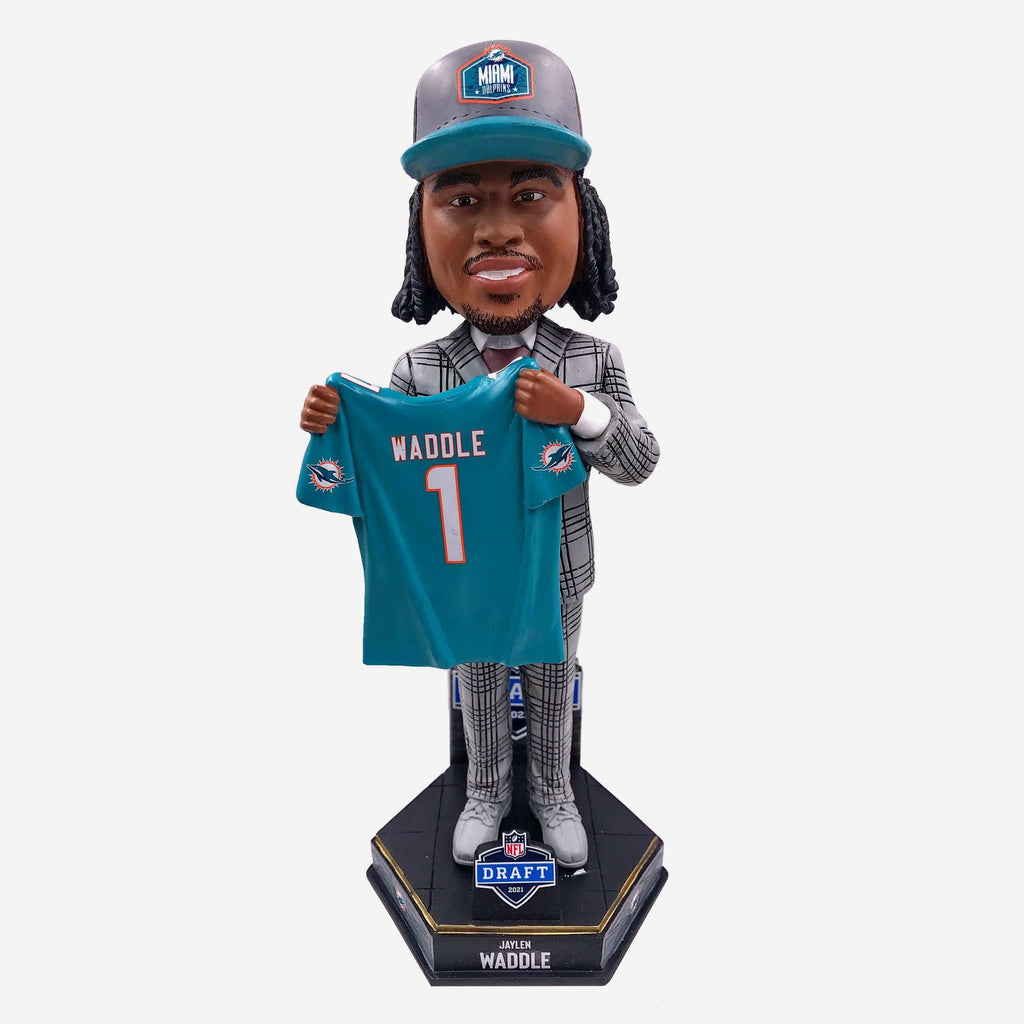 Jaylen Waddle Miami Dolphins 2021 Draft Pick Bobblehead FOCO - FOCO.com