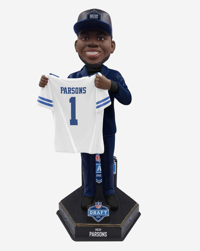 Micah Parsons Dallas Cowboys 2021 Draft Pick Bobblehead FOCO - FOCO.com