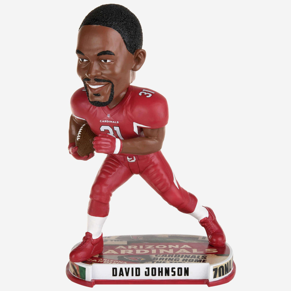 David Johnson Arizona Cardinals Headline Bobblehead FOCO - FOCO.com