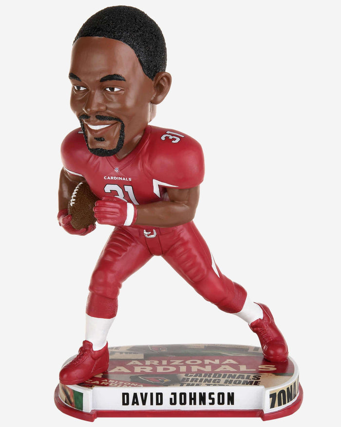 David Johnson Arizona Cardinals Headline Bobblehead FOCO - FOCO.com