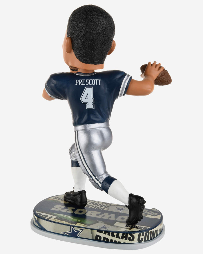 Dak Prescott Dallas Cowboys Headline Bobblehead FOCO - FOCO.com