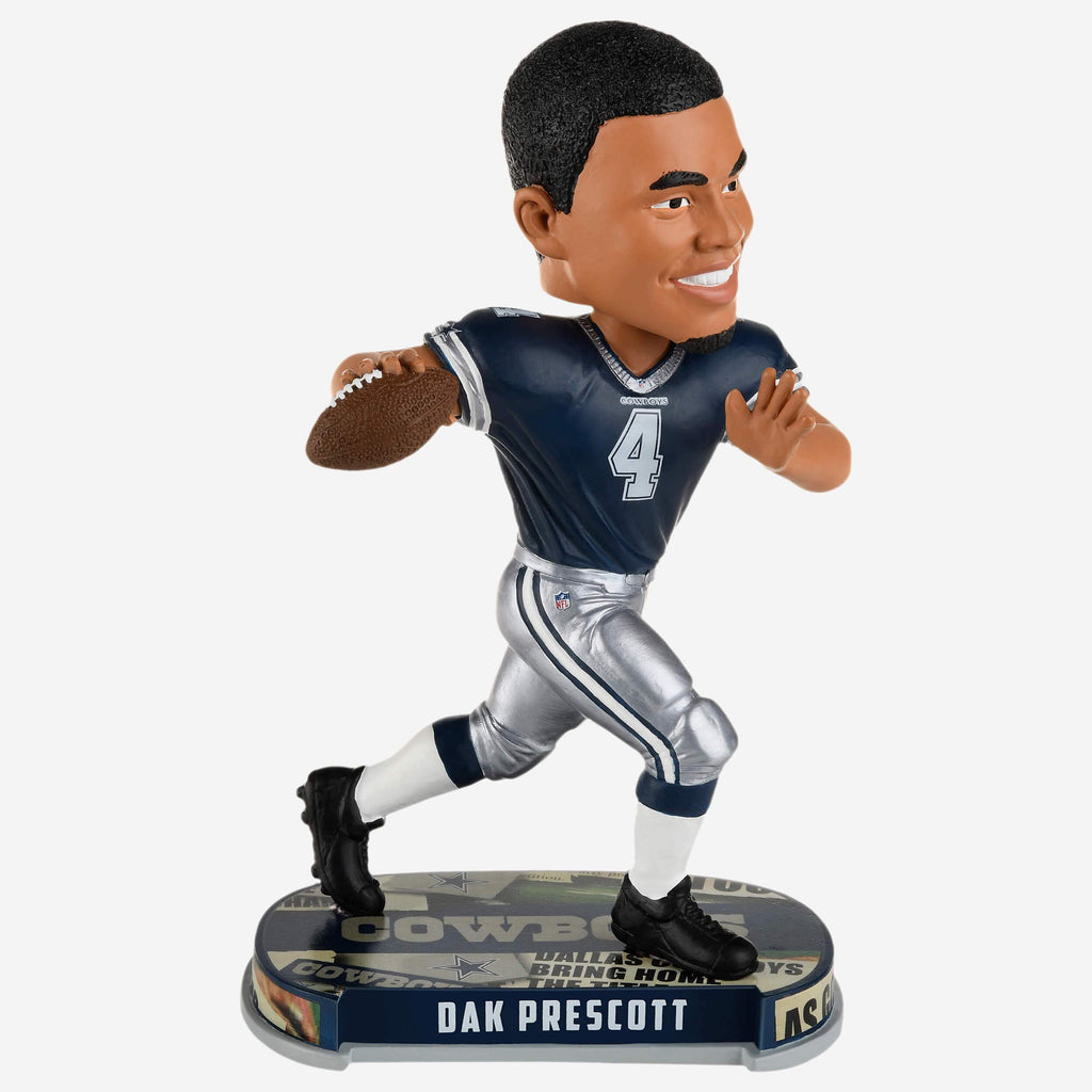 Dak Prescott Dallas Cowboys Headline Bobblehead FOCO - FOCO.com