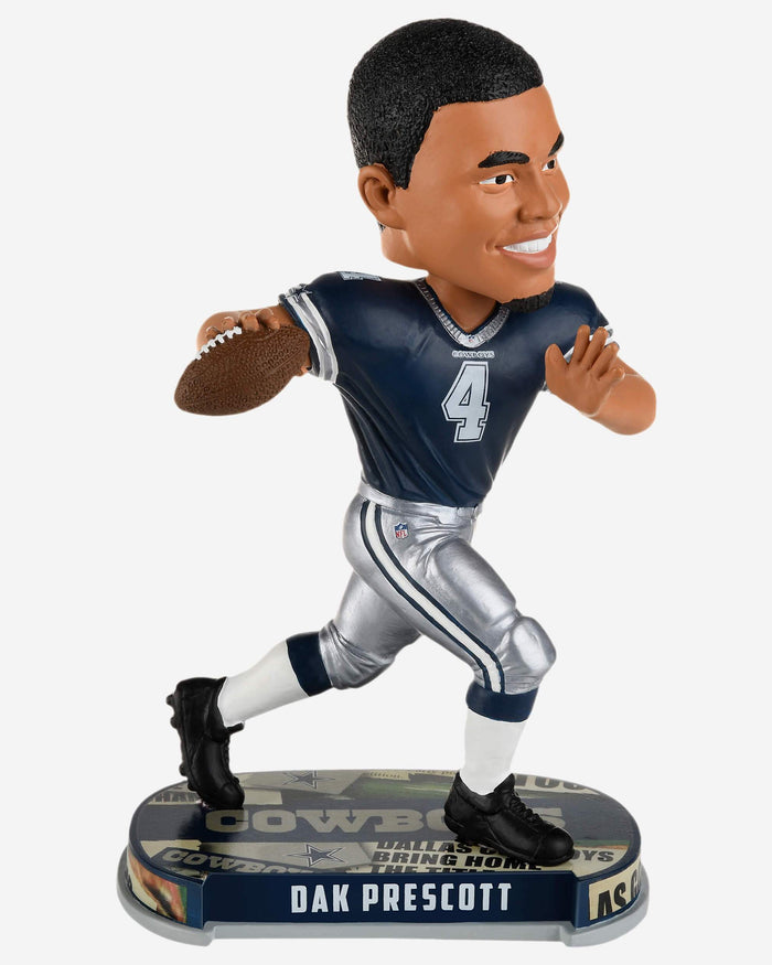 Dak Prescott Dallas Cowboys Headline Bobblehead FOCO - FOCO.com