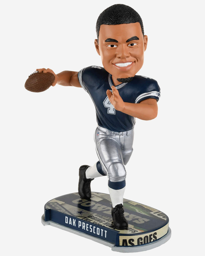 Dak Prescott Dallas Cowboys Headline Bobblehead FOCO - FOCO.com