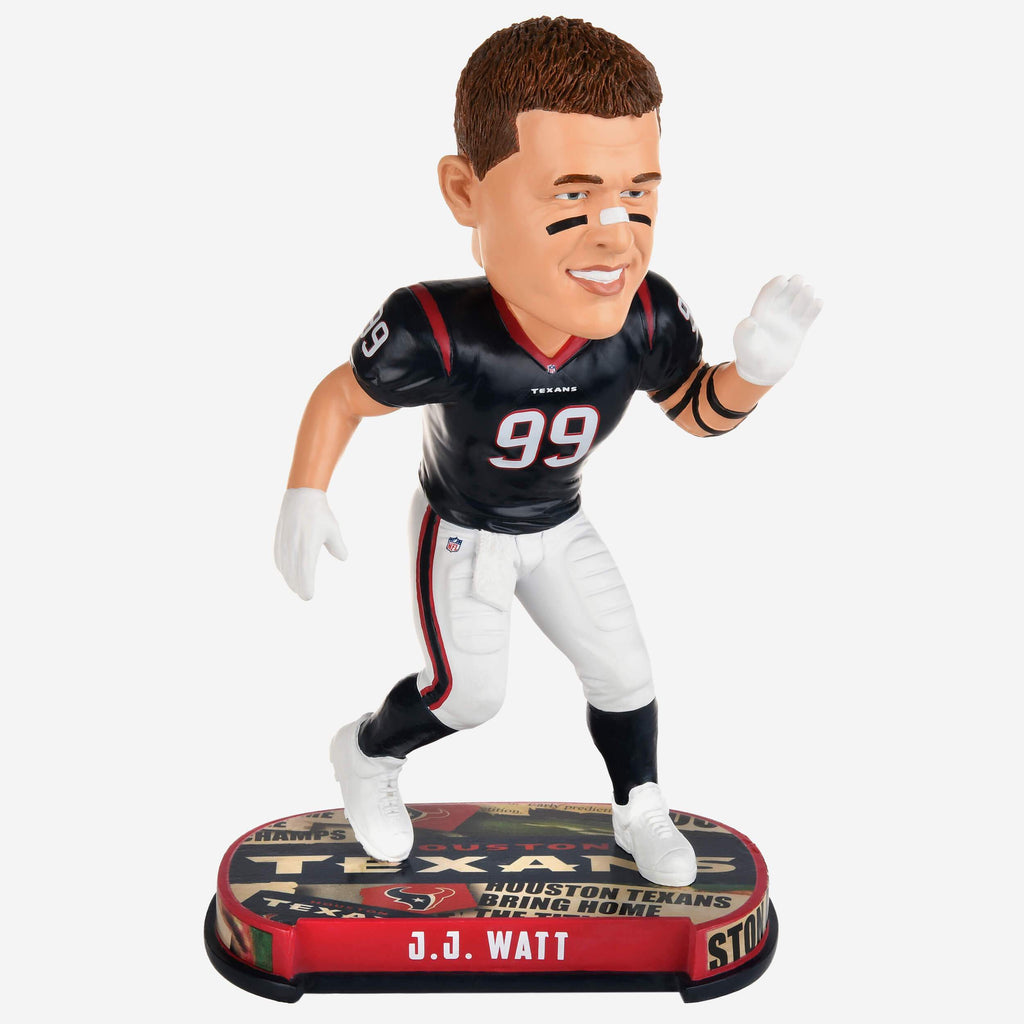 JJ Watt Houston Texans Headline Bobblehead FOCO - FOCO.com