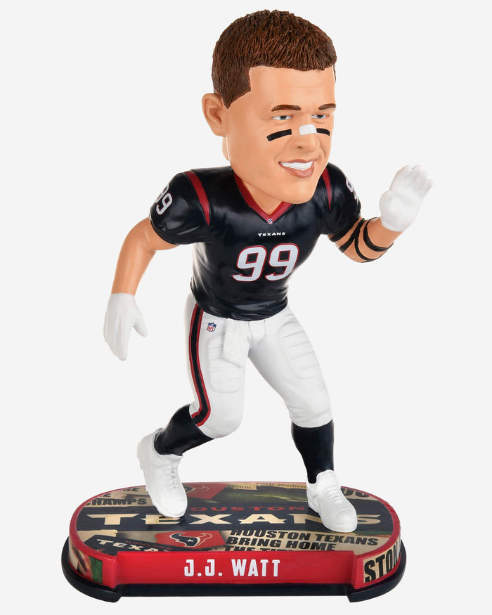 JJ Watt Houston Texans Headline Bobblehead FOCO - FOCO.com