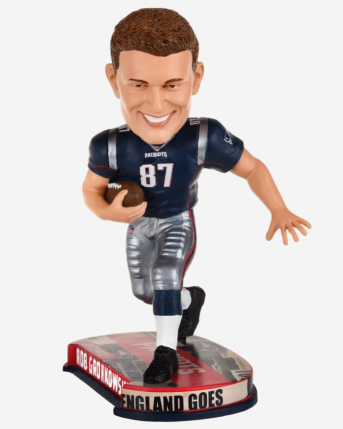 Rob Gronkowski New England Patriots Headline Bobblehead FOCO - FOCO.com