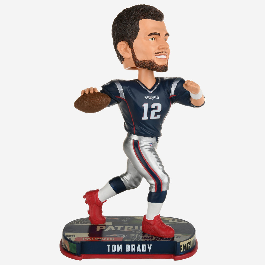 Tom Brady New England Patriots Headline Bobblehead FOCO - FOCO.com