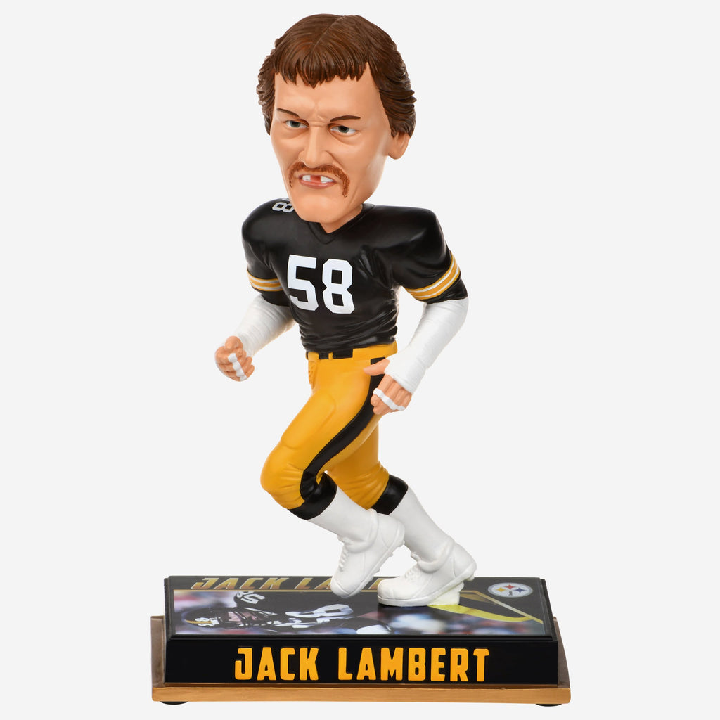 Jack Lambert Pittsburgh Steelers Retired Bobblehead FOCO - FOCO.com