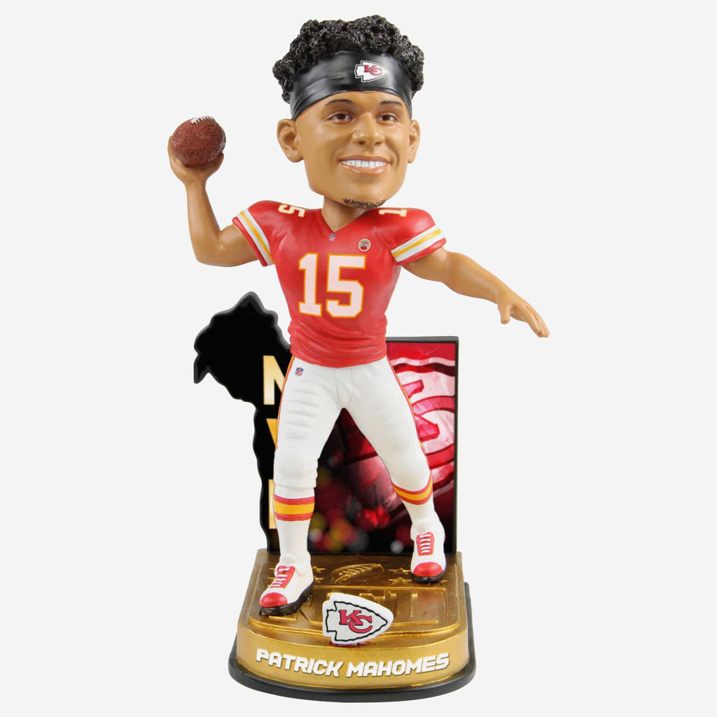 Patrick Mahomes Kansas City Chiefs 2018 MVP Bobblehead FOCO - FOCO.com
