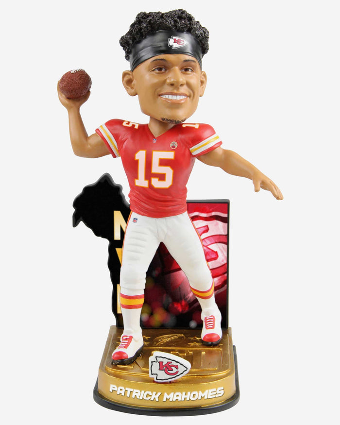 Patrick Mahomes Kansas City Chiefs 2018 MVP Bobblehead FOCO - FOCO.com