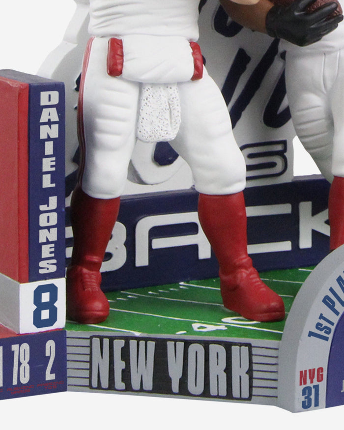 Daniel Jones & Saquon Barkley New York Giants First Playoff Win Dual Bobblehead FOCO - FOCO.com