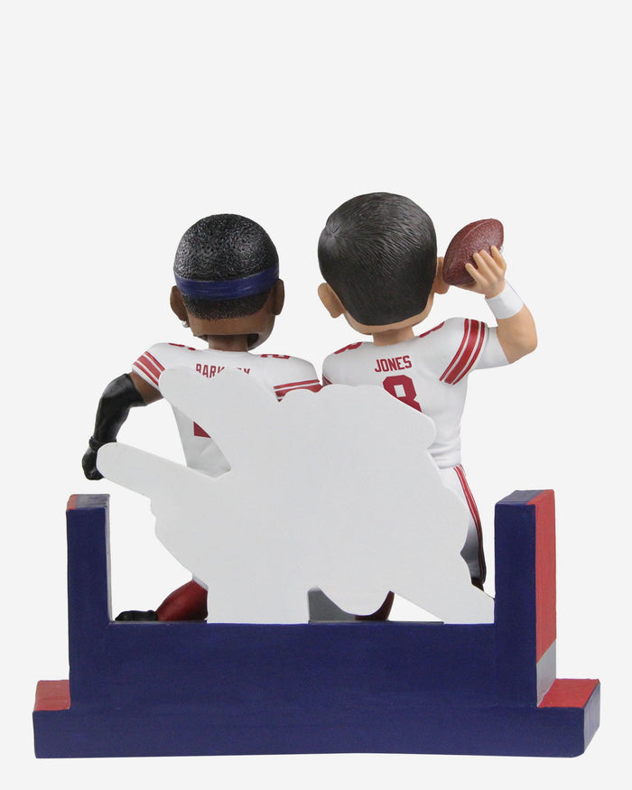 Daniel Jones & Saquon Barkley New York Giants First Playoff Win Dual Bobblehead FOCO - FOCO.com