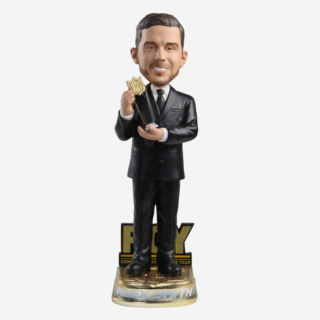 Alex Smith Washington Commanders Comeback Player Of The Year Bobblehead FOCO - FOCO.com