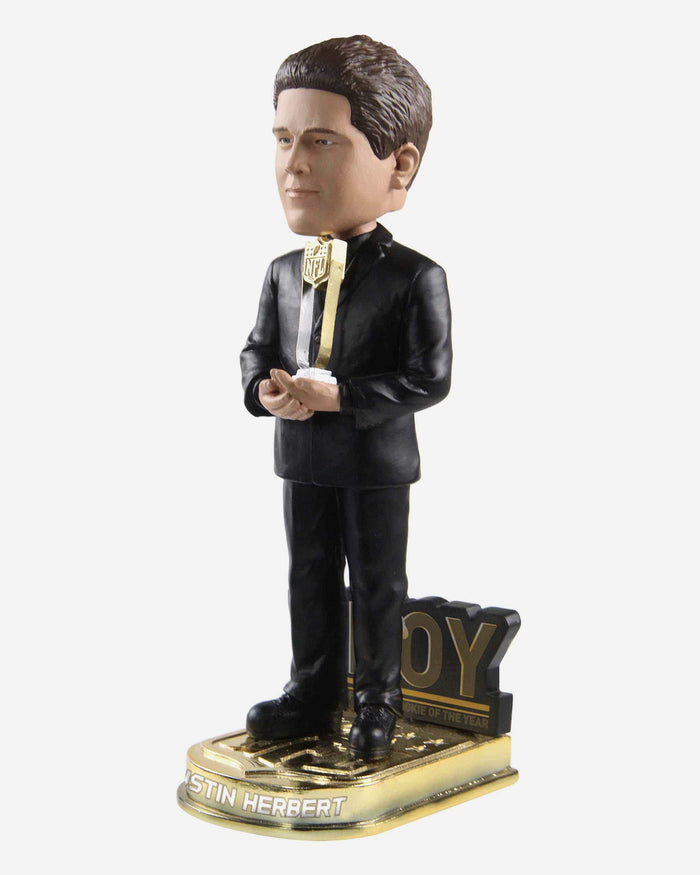 Justin Herbert Los Angeles Chargers Rookie Of The Year Bobblehead FOCO - FOCO.com