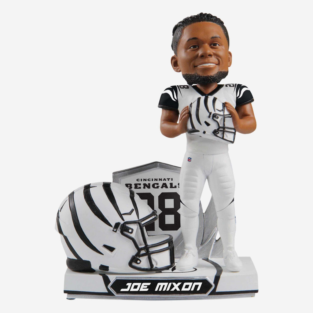 Joe Mixon Cincinnati Bengals 2022 Alternate Helmet Bobblehead FOCO - FOCO.com
