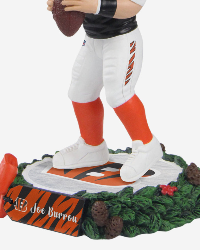 Joe Burrow Cincinnati Bengals Holiday Wreath Bighead Bobblehead FOCO - FOCO.com