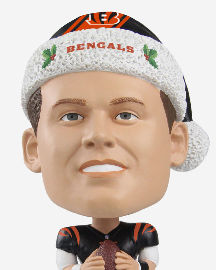 Joe Burrow Cincinnati Bengals Holiday Wreath Bighead Bobblehead FOCO - FOCO.com