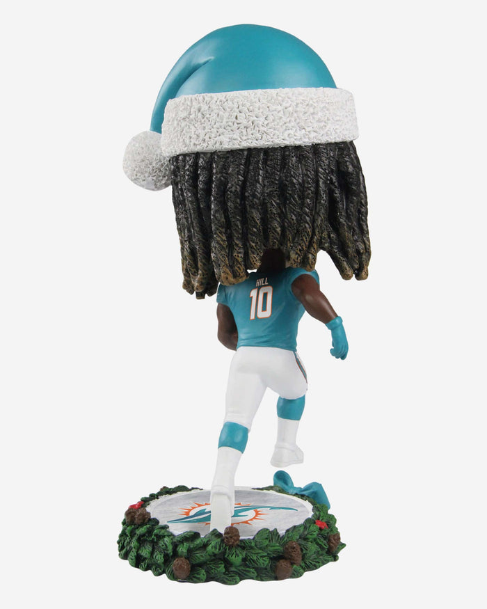 Tyreek Hill Miami Dolphins Holiday Wreath Bighead Bobblehead FOCO - FOCO.com