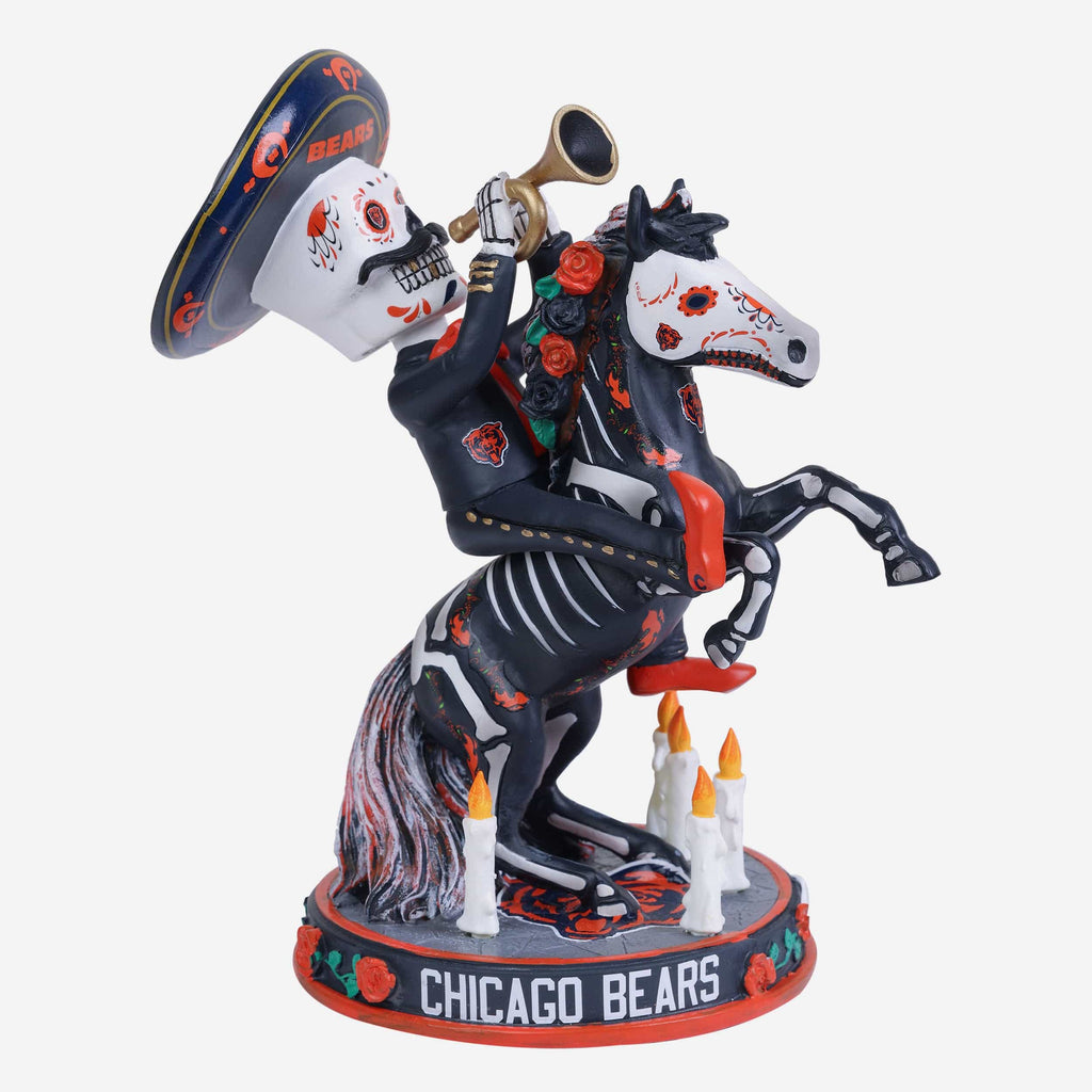 Chicago Bears Calavera Bobblehead FOCO - FOCO.com