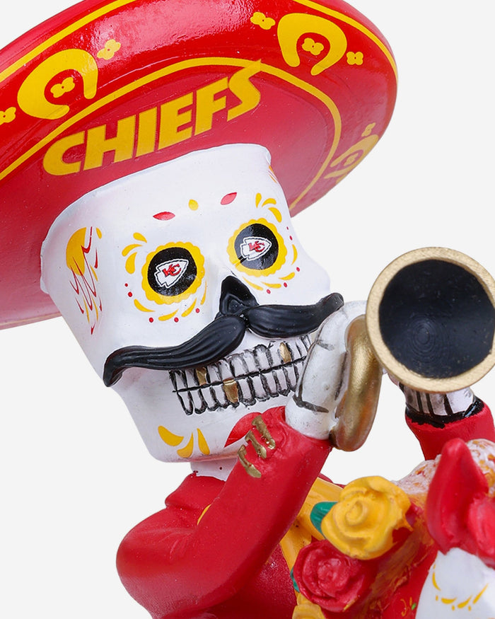 Kansas City Chiefs Calavera Bobblehead FOCO - FOCO.com