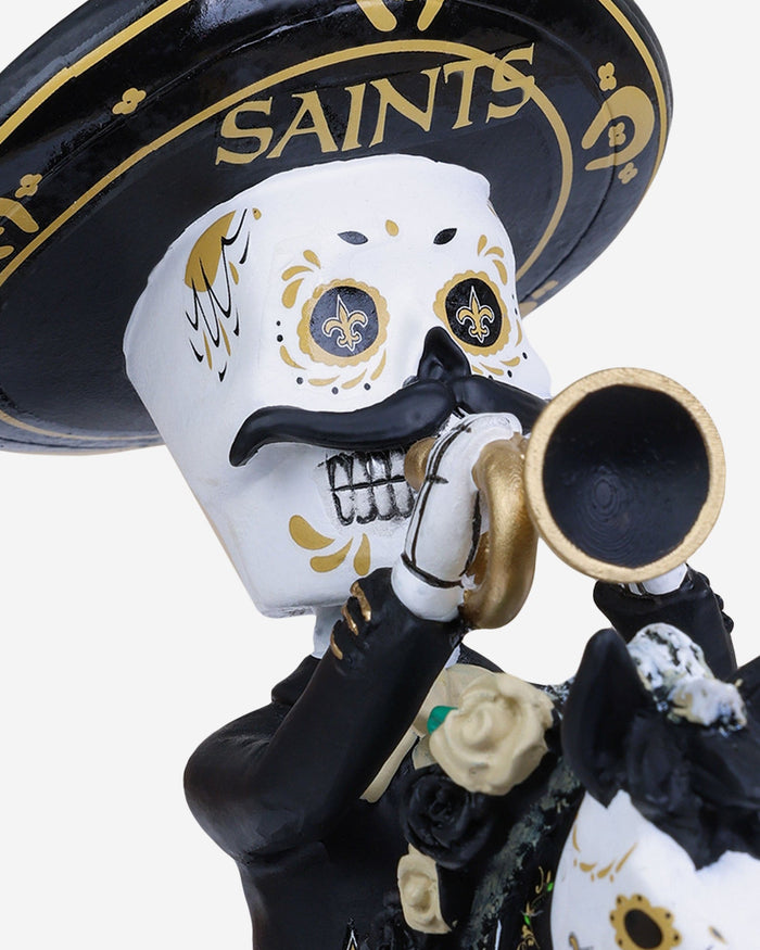 New Orleans Saints Calavera Bobblehead FOCO - FOCO.com