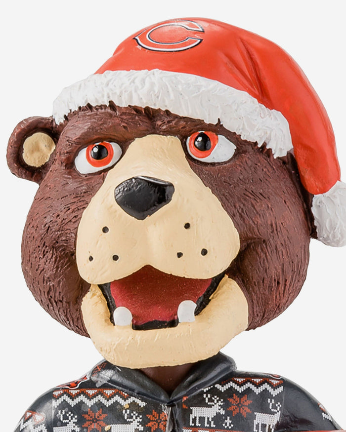 Staley Da Bear Chicago Bears Holiday Mascot Bobblehead FOCO - FOCO.com