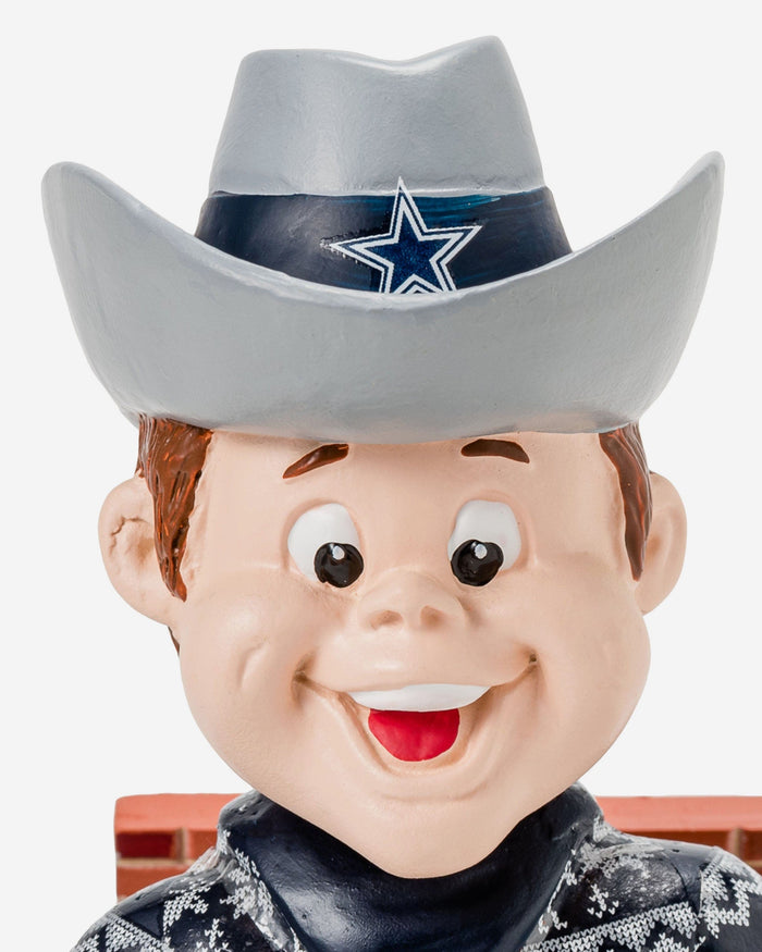 Rowdy Dallas Cowboys Holiday Mascot Bobblehead FOCO - FOCO.com