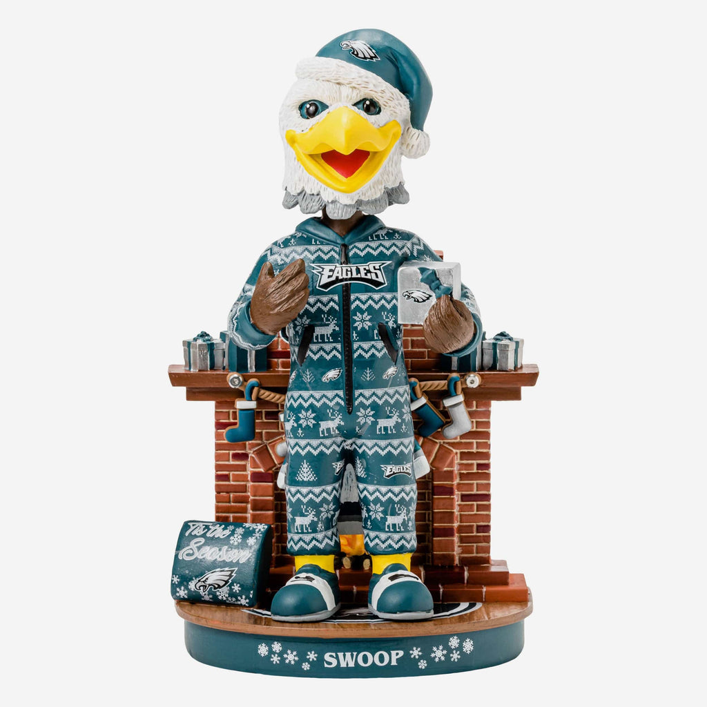 Swoop Philadelphia Eagles Holiday Mascot Bobblehead FOCO - FOCO.com