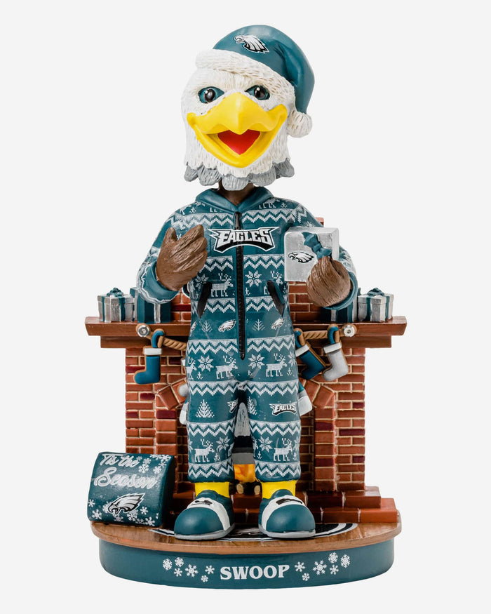 Swoop Philadelphia Eagles Holiday Mascot Bobblehead FOCO - FOCO.com