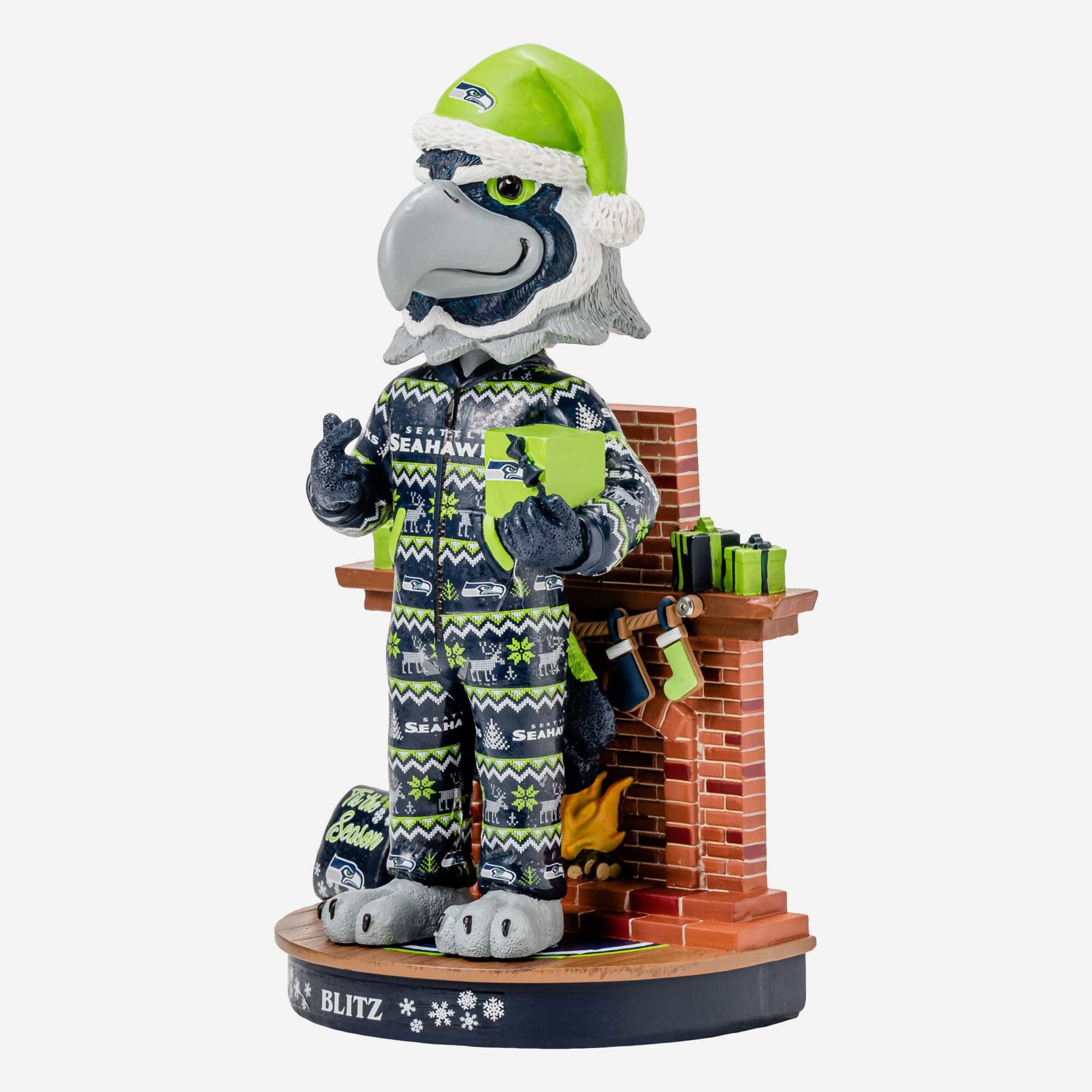 Blitz (Seattle Seahawks) Mascot Hero Series NFL Bobblehead by FOCO