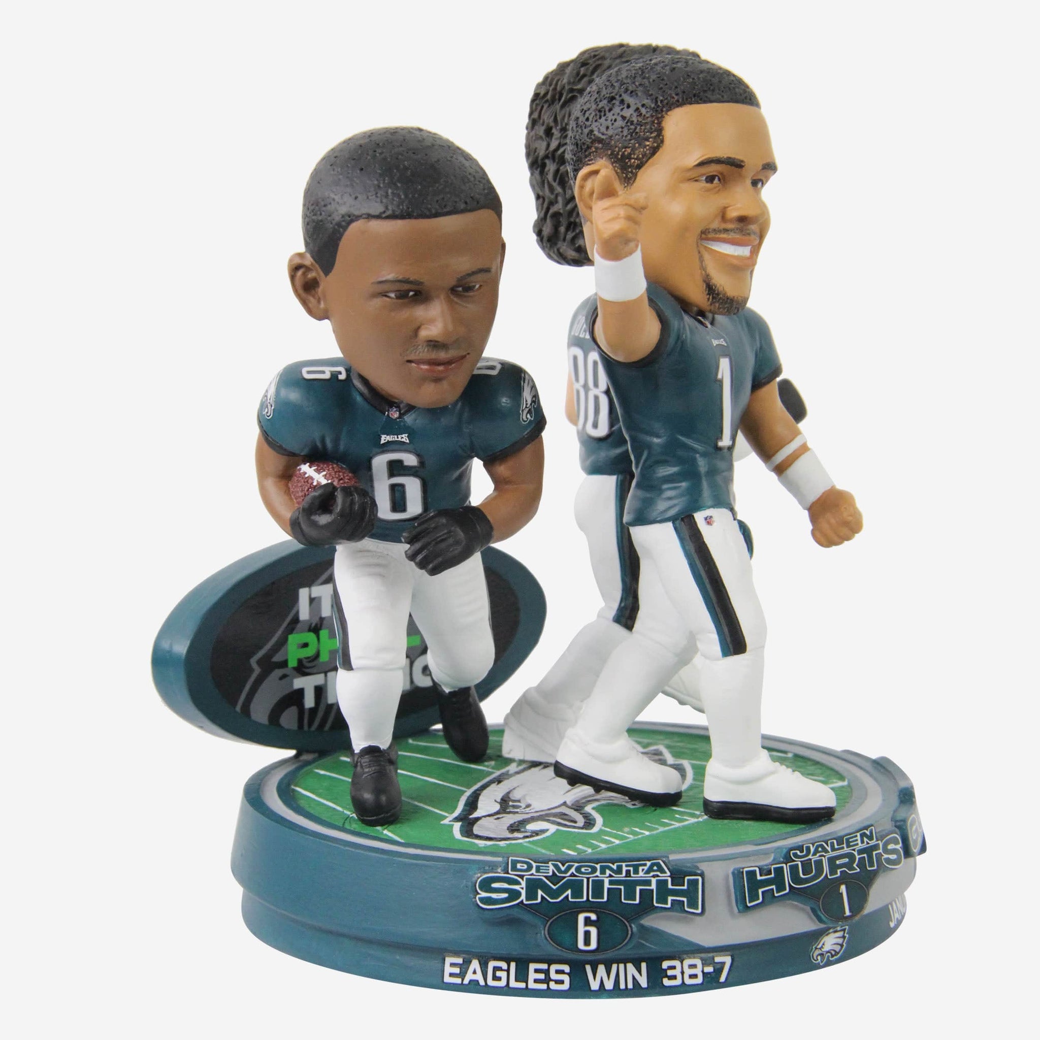 Philadelphia Eagles Merry Christmas Philly Mini Bobblehead Scene FOCO