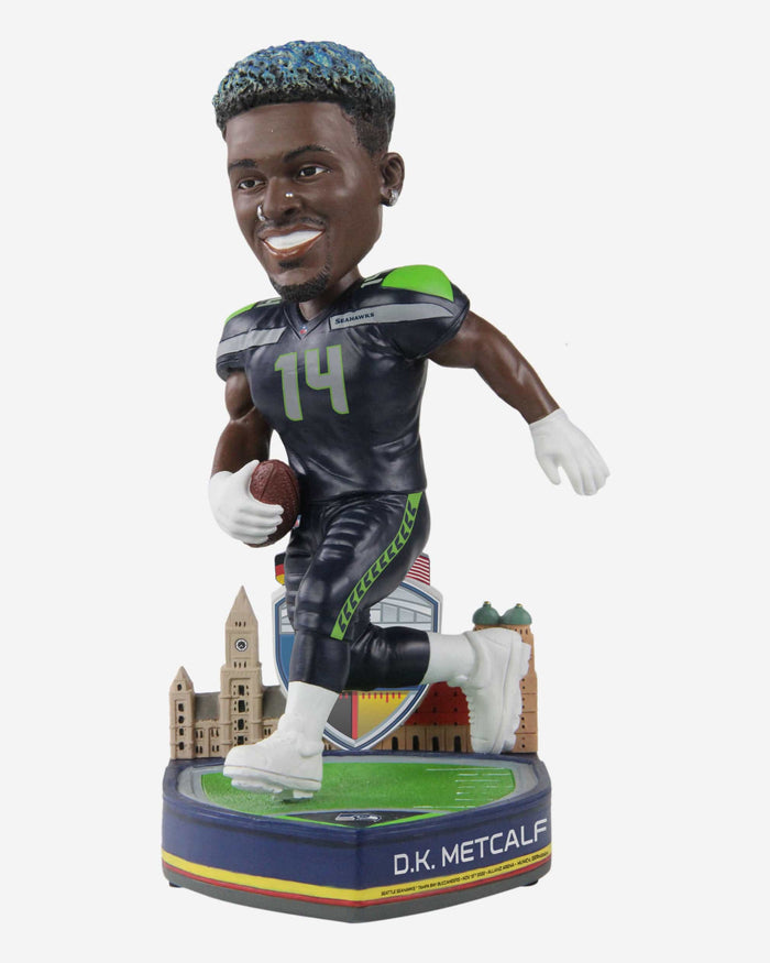 DK Metcalf Seattle Seahawks 2022 International Game Bobblehead FOCO - FOCO.com