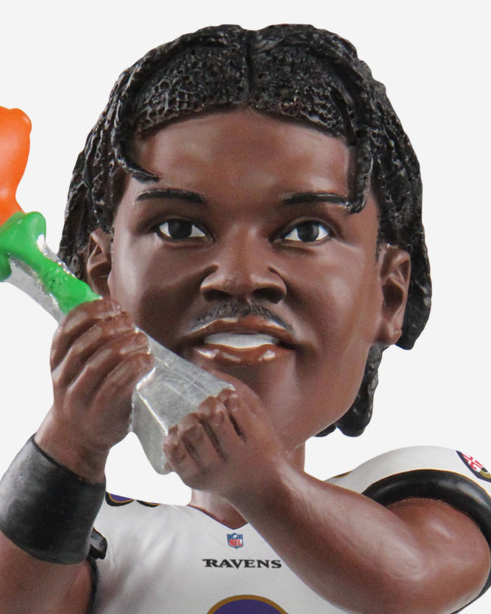 Lamar Jackson Baltimore Ravens 2022 Nickelodeon NVP Bobblehead FOCO - FOCO.com