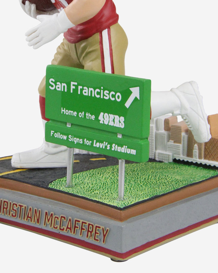 Christian McCaffrey San Francisco 49ers Next Stop Bobblehead FOCO - FOCO.com