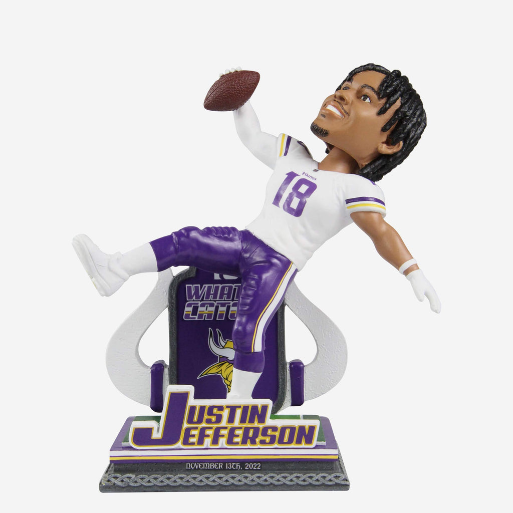 Justin Jefferson Minnesota Vikings The Catch Bobblehead FOCO - FOCO.com