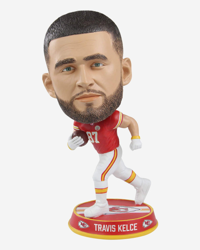 Travis Kelce Kansas City Chiefs Bighead Bobblehead FOCO - FOCO.com