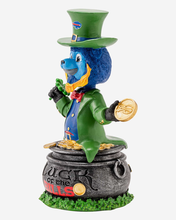 Billy Buffalo Buffalo Bills Bills Saint Patricks Day Mascot Bobblehead FOCO - FOCO.com