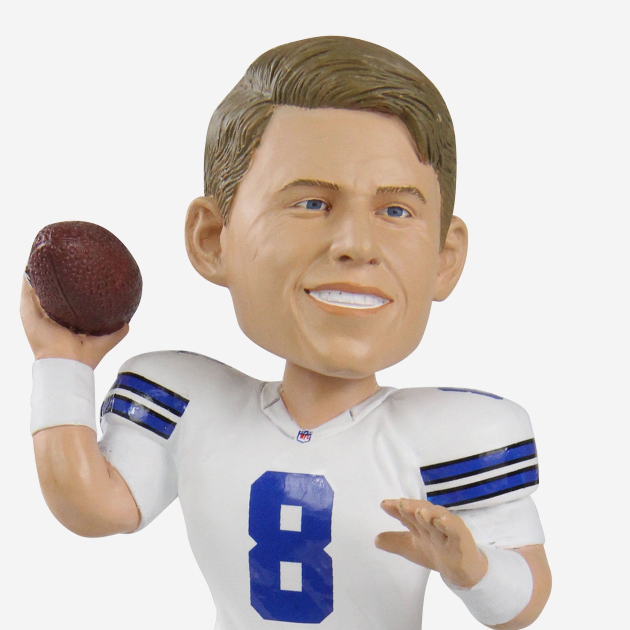 Troy Aikman Dallas Cowboys Super Bowl XXVII MVP 30th Anniversary Bobblehead Officially Licensed by NFL