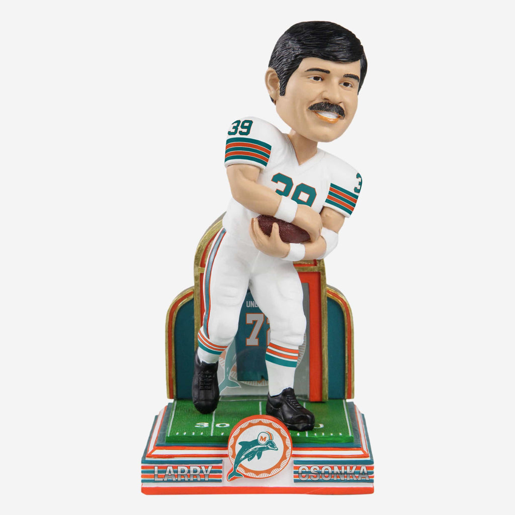 Larry Csonka Miami Dolphins 1972 Perfect Season 50th Anniversary Bobblehead FOCO - FOCO.com