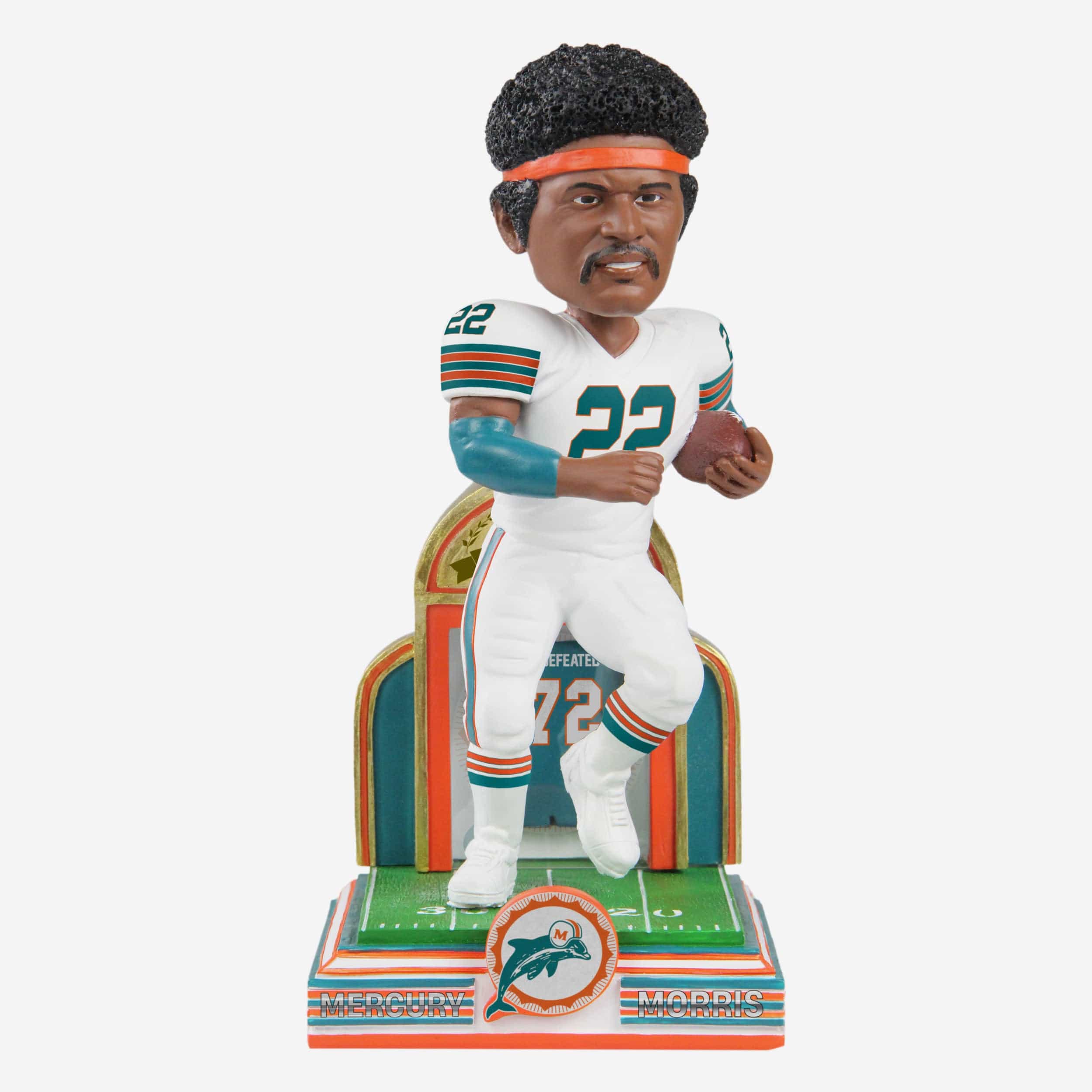 Mercury Morris Miami Dolphins 1972 Perfect Season 50th Anniversary Bob FOCO