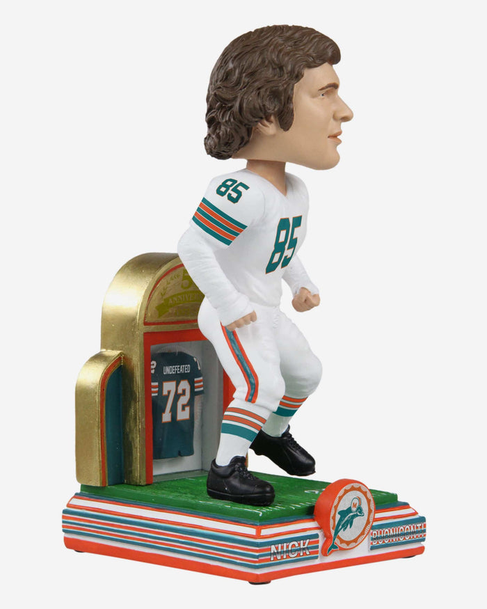 Nick Buoniconti Miami Dolphins 1972 Perfect Season 50th Anniversary Bobblehead FOCO - FOCO.com