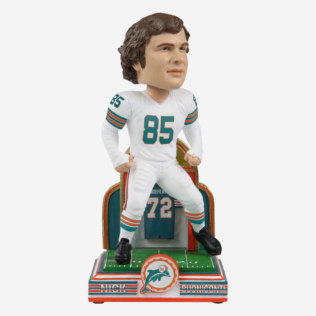 Nick Buoniconti Miami Dolphins 1972 Perfect Season 50th Anniversary Bobblehead FOCO - FOCO.com