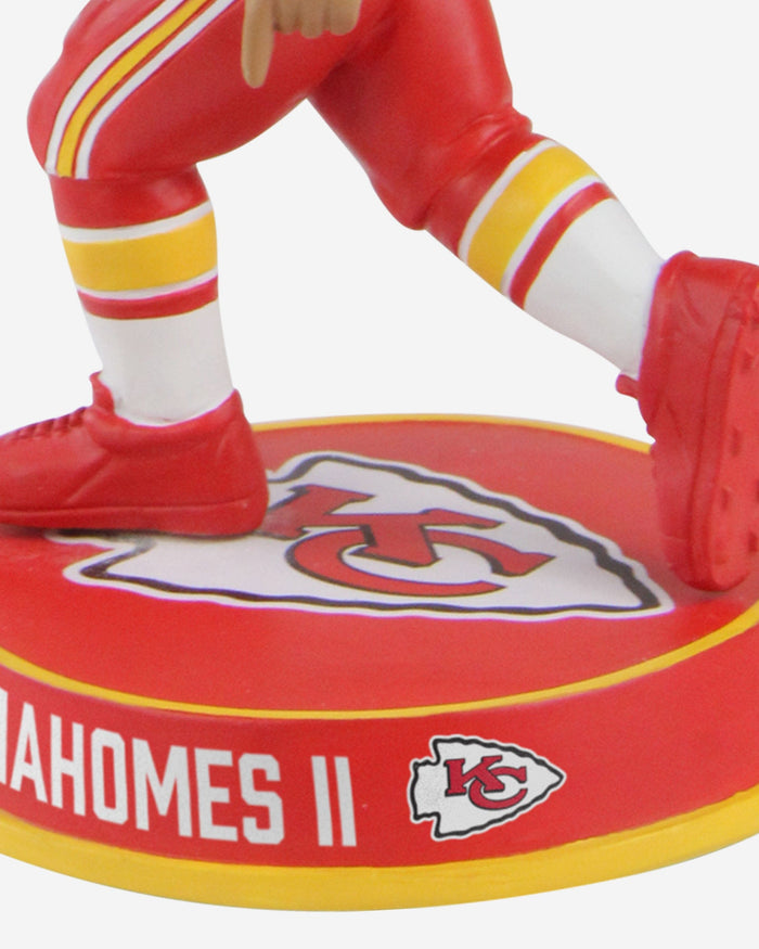 Patrick Mahomes Kansas City Chiefs Action Pose Color Rush Variant Bighead Bobblehead FOCO - FOCO.com