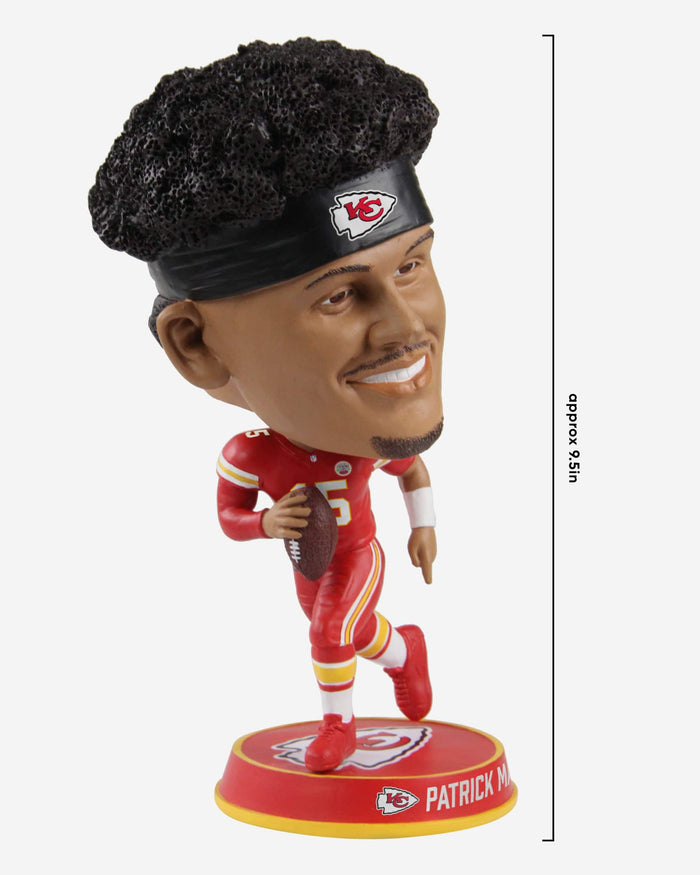 Patrick Mahomes Kansas City Chiefs Action Pose Color Rush Variant Bighead Bobblehead FOCO - FOCO.com