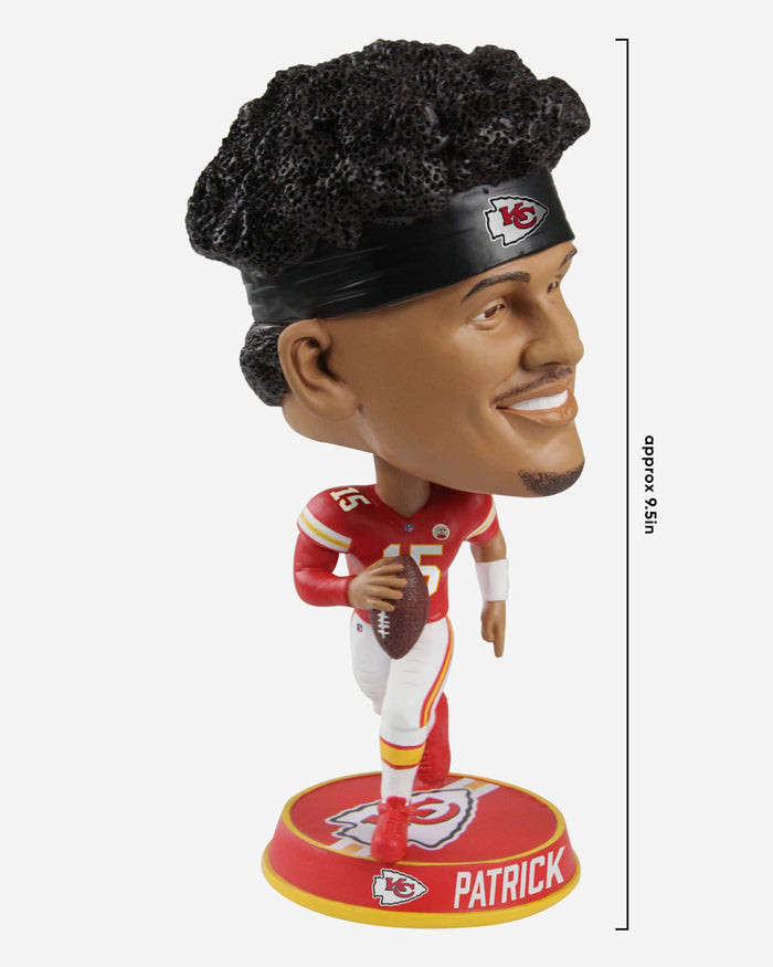 Patrick Mahomes Kansas City Chiefs Action Pose Bighead Bobblehead FOCO - FOCO.com